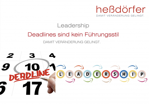 New Leadership - Deadlines sind kein Führungsstil
