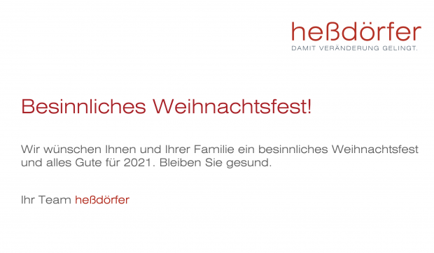 Besinnliches Weihnachtsfest!